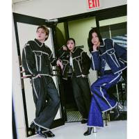 [超特急]Careless Monster×amok HAND KNITTING DENIM PANTS（BLACK）