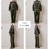 [超特急]Careless Monster×amok HAND KNITTING DENIM JACKET（BLACK）