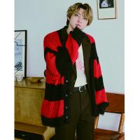 [超特急]Careless Monster×amok BORDER KNIT（RED×BLACK）