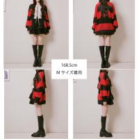 [超特急]Careless Monster×amok BORDER KNIT（RED×BLACK）
