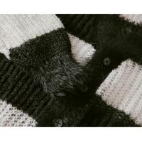 [超特急]Careless Monster×amok BORDER KNIT（WHITE×BLACK）