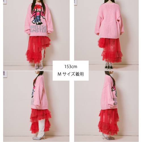 [超特急]Careless Monster×amok GAME KNIT（PINK）