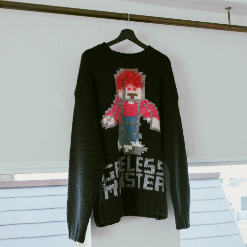 [超特急]Careless Monster×amok GAME KNIT（BLACK）
