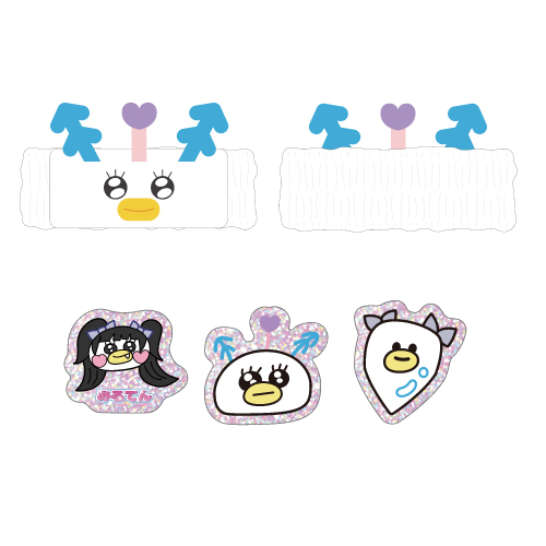 本田 珠由記プロデュース「なりきりふぁむてんヘアバンド＋みるてん特製フレークシール」