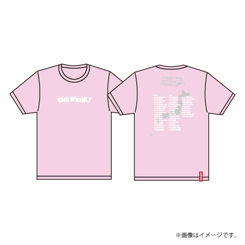 【SALE】[ONE N' ONLY]ONE N' ONLY Tシャツ #008【ライトピンク】