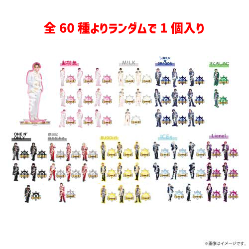 【SALE】[EBiDAN]EBiDAN THE LIVE CRUISE 2024 Random Mini Acrylic Stand