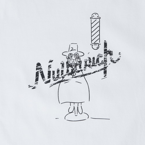 Nulbarich T-shirt "barbar" White