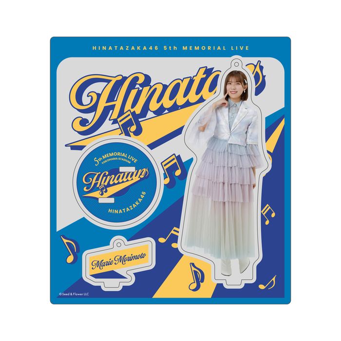 日向坂46 森本茉莉 直筆サイン入り 3回目のひな誕祭 ステッカー