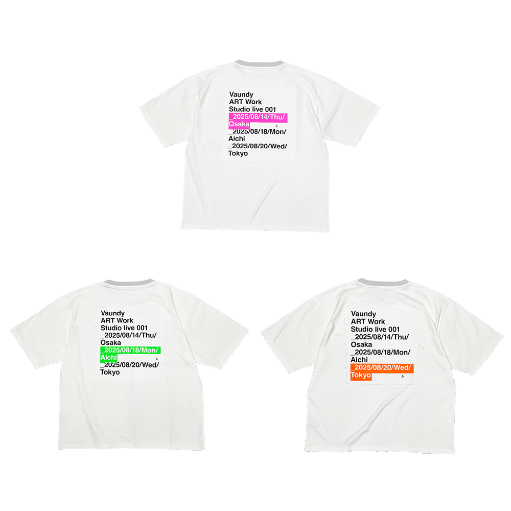 Vaundy ART Work Studio live 001 T-shirt [L size only]