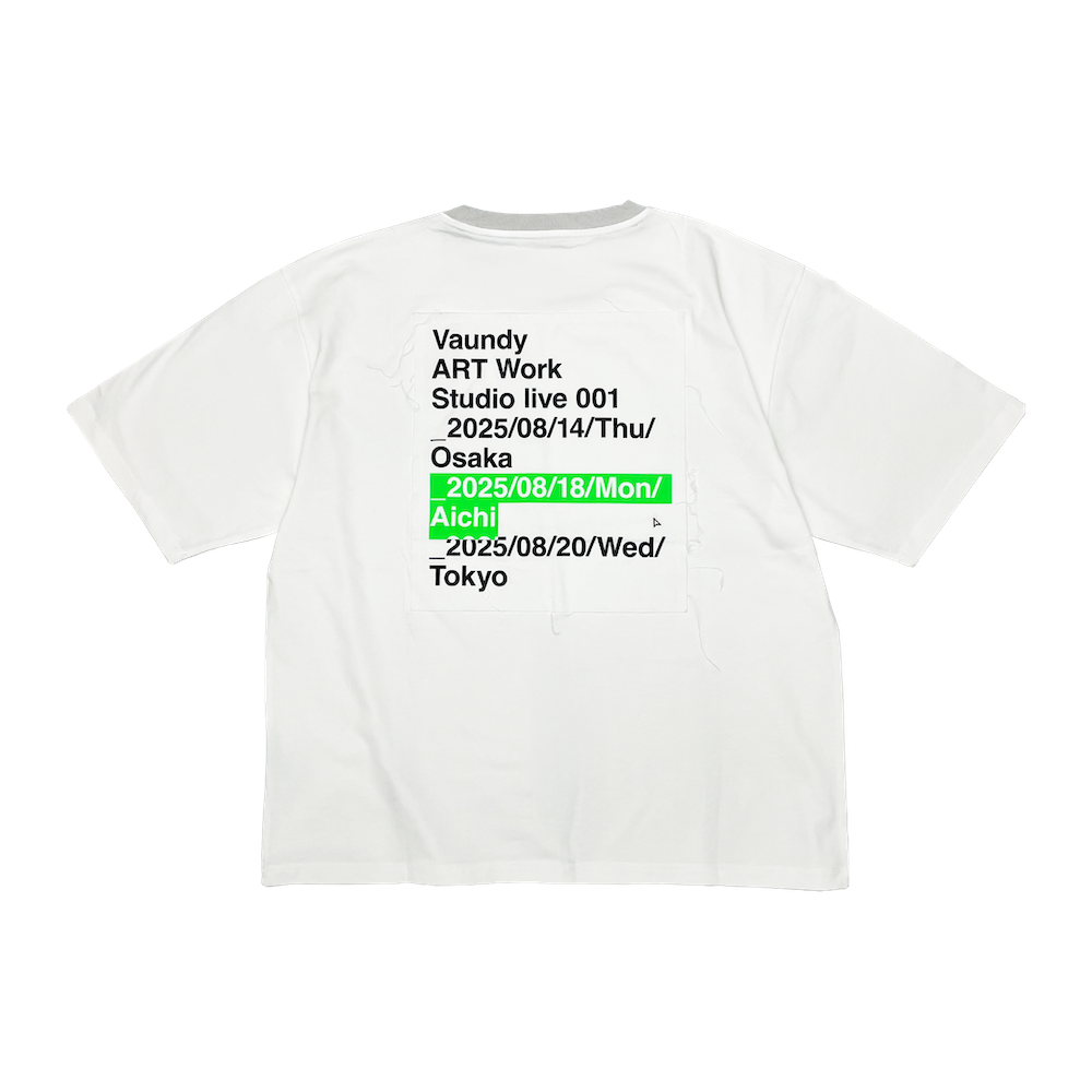 Vaundy ART Work Studio live 001 T-shirt [L size only]