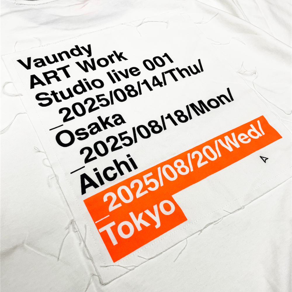 Vaundy ART Work Studio live 001 T-shirt [L size only]