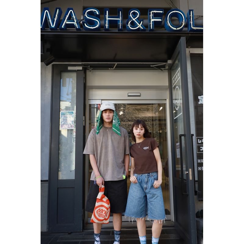 いよペイズリー大判バンダナ GRN