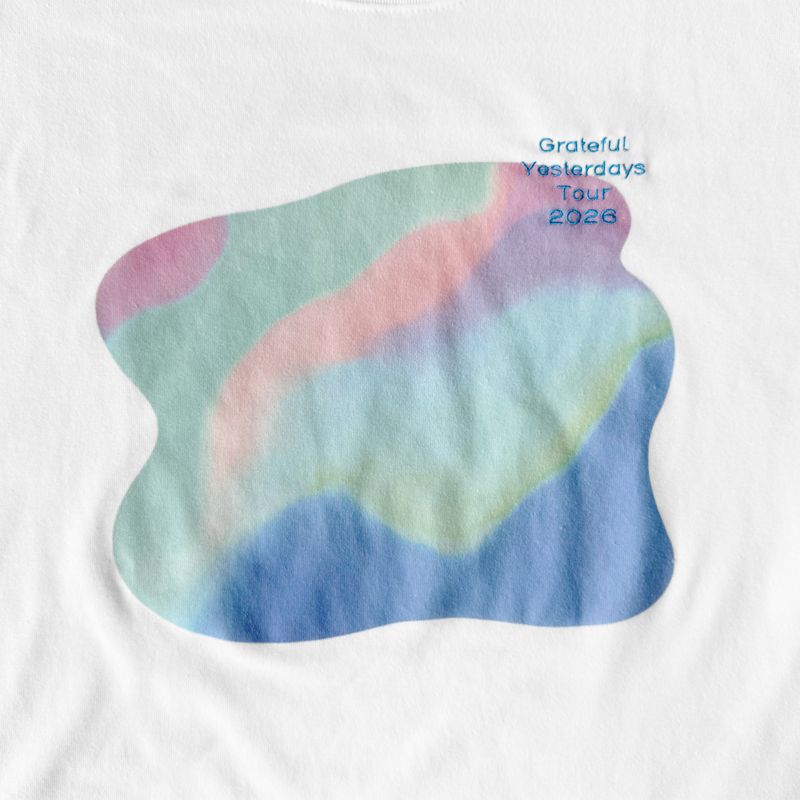 マーブルアートTシャツ