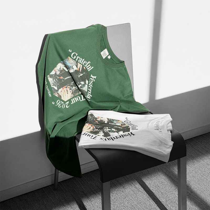 Grateful Yesterdays Tour 2026 ロゴTシャツ D.GRN