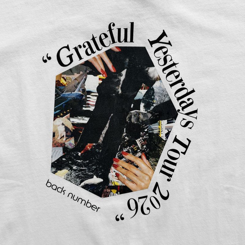 Grateful Yesterdays Tour 2026 ロゴTシャツ WHT