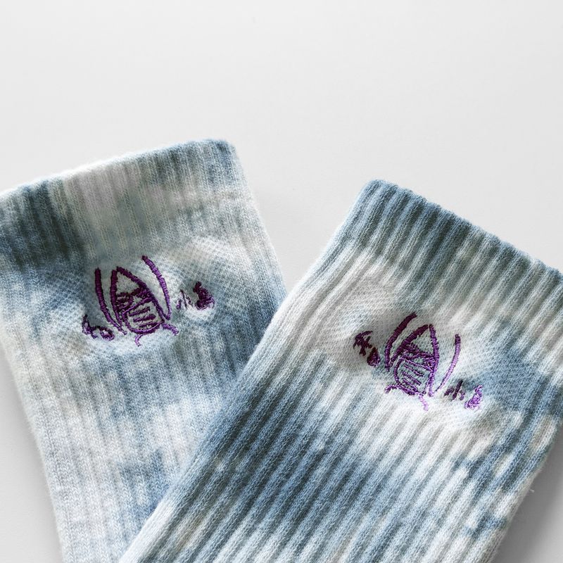 休日小島のタイダイリブソックス セット