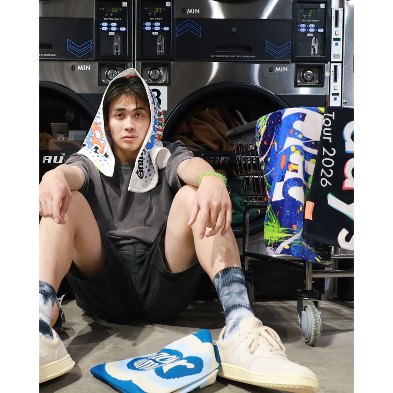 休日小島のタイダイリブソックス セット