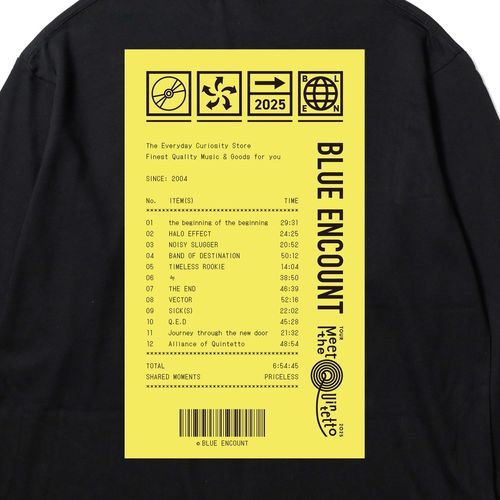 Meet the Quintetto2 Long Tee/Black