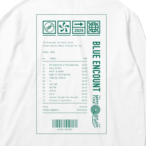Meet the Quintetto2 Long Tee/White