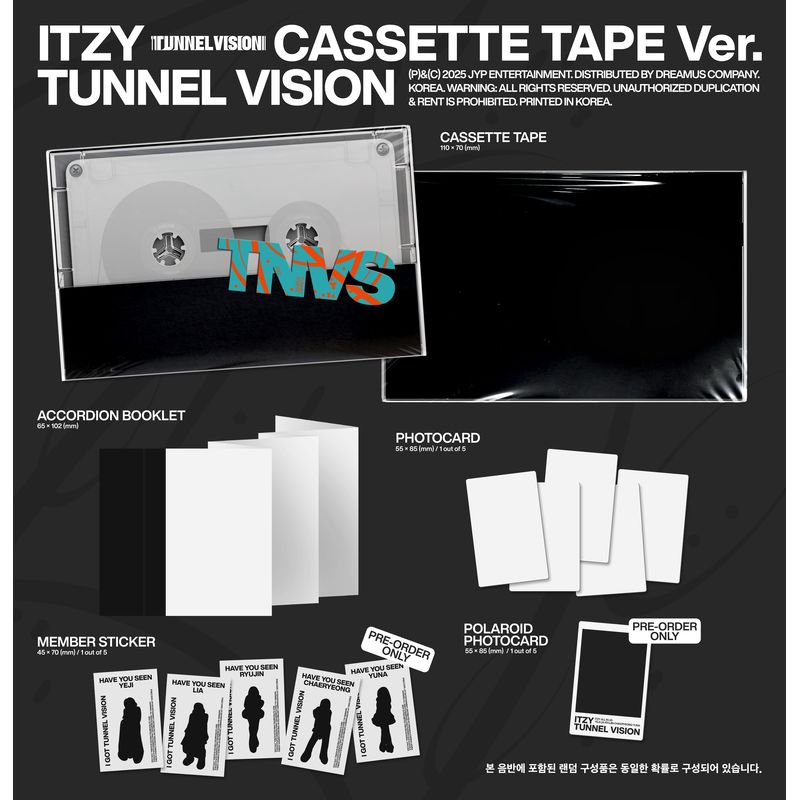 『TUNNEL VISION』（輸入）Cassette Tape Ver.
