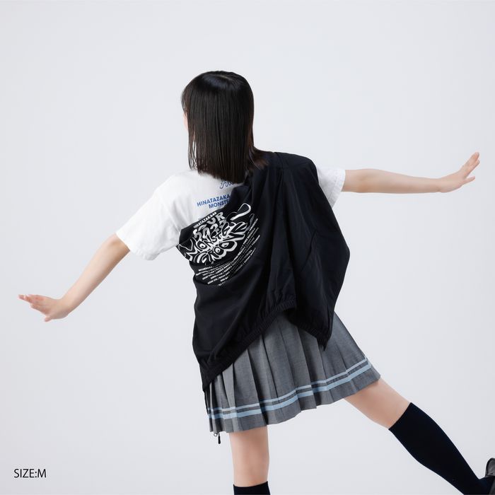 Creepy Nuts XL ブラックナイロンジャケット 商品詳細ページ | 日向坂46 OFFICIAL GOODS STORE | 【会場受取