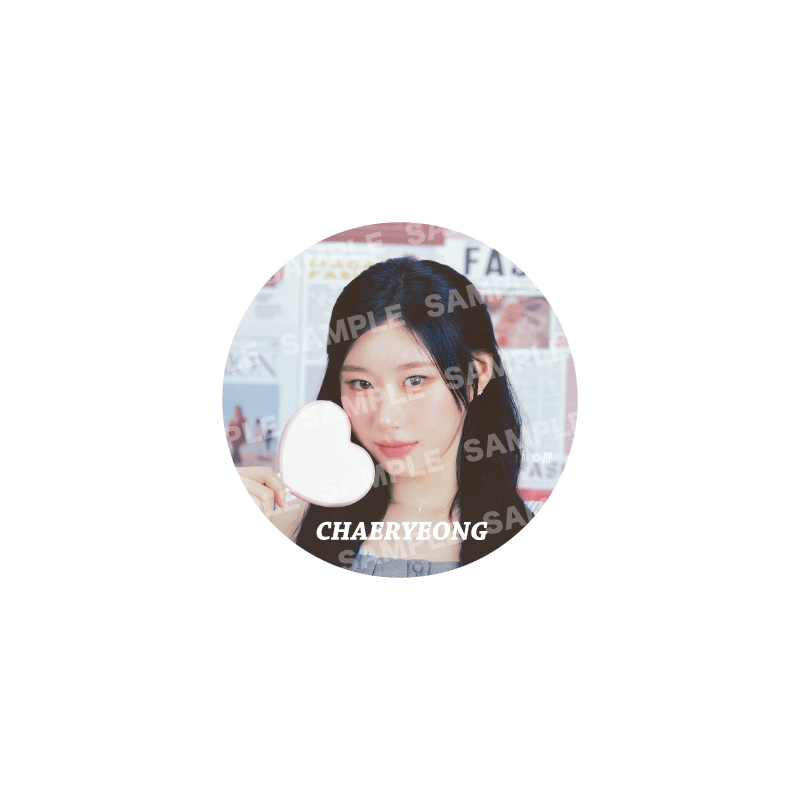 缶バッチ【CHAERYEONG】