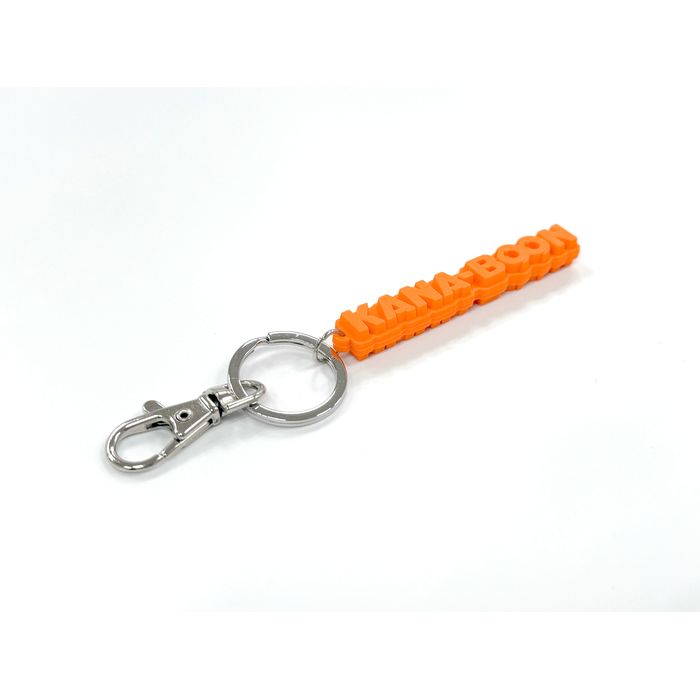 KANA-BOON ロゴ 3Dラバーキーホルダー ＜オレンジ＞