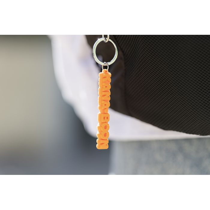 KANA-BOON ロゴ 3Dラバーキーホルダー ＜オレンジ＞