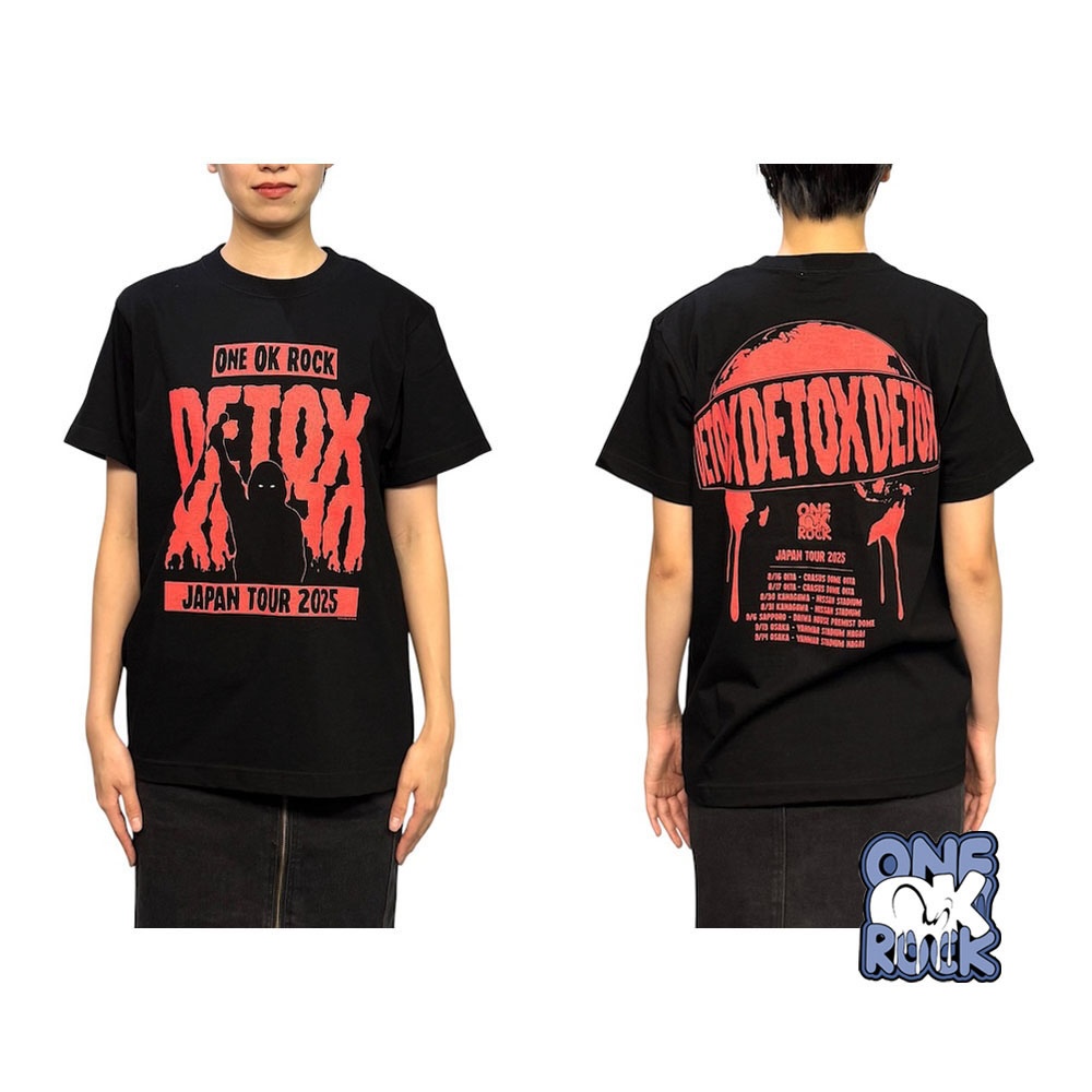 ONE OK ROCK DETOX Tシャツ 2025 Ｌサイズ　北米ツアー限定 ONE OK ROCK DETOX Tシャツ 2025 L 北米ツアー ワンオク - メルカリ