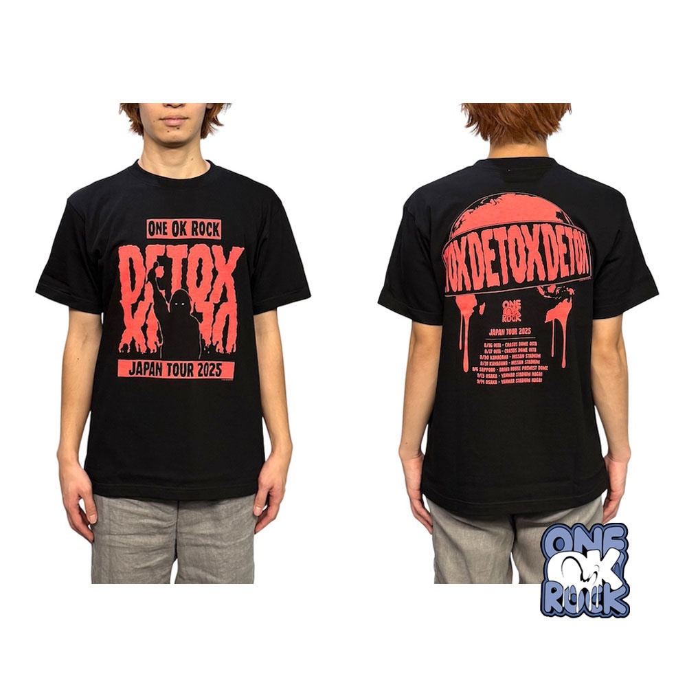 ワンオク 2025 DETOX JAPAN Tシャツ G Mサイズ 商品詳細ページ | ONE OK ROCK Official web store | 2025 DETOX