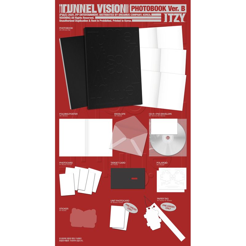 『TUNNEL VISION』（輸入）PHOTOBOOK Ver. 2形態セット