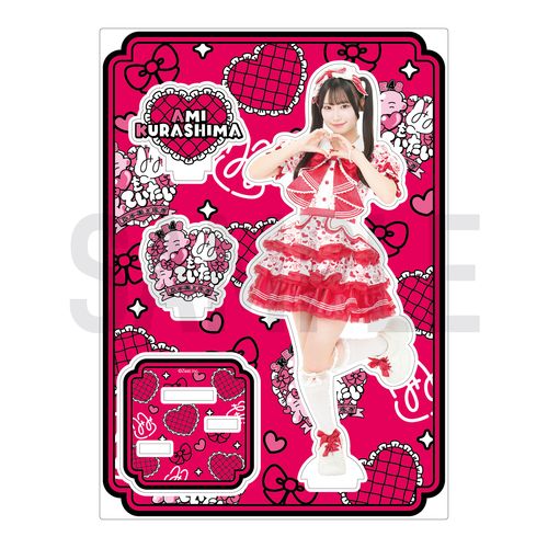 SKE48 ミミフィーユ 2ndライブ「君を見ていたい」アクリルスタンド【倉島杏実】