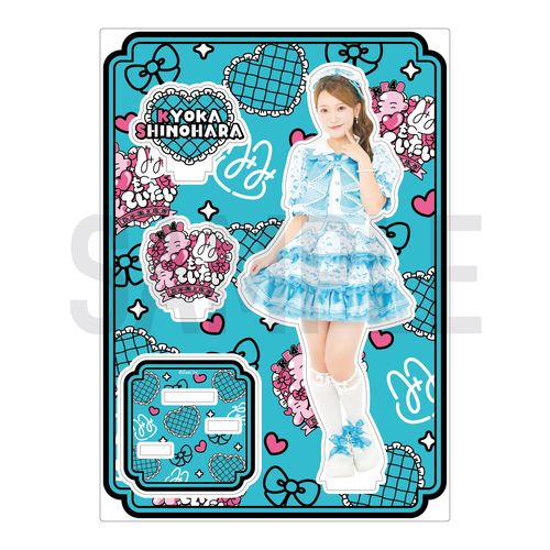 SKE48 ミミフィーユ 2ndライブ「君を見ていたい」アクリルスタンド【篠原京香】