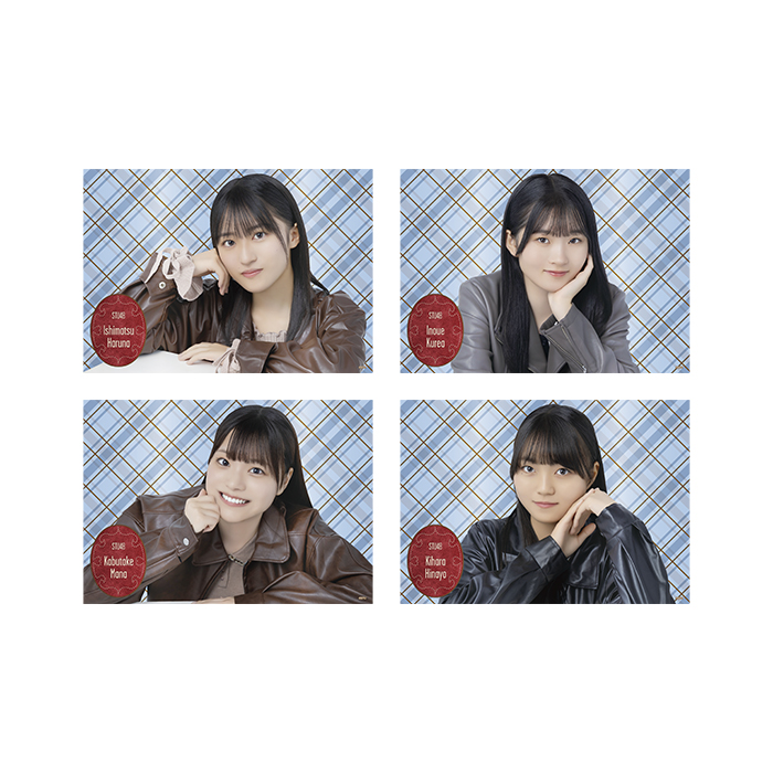 STU48 個別A4クリアポスター(レザー衣装)