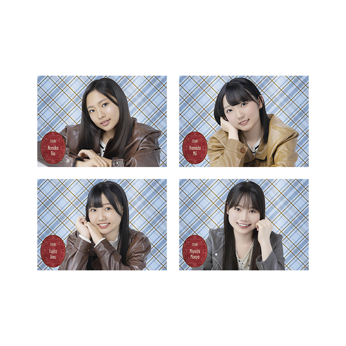 STU48 個別A4クリアポスター(レザー衣装)