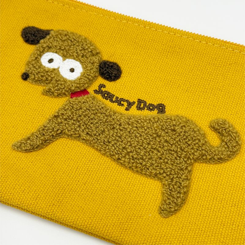 【12】ヘンテコな犬 ペンケースポーチ