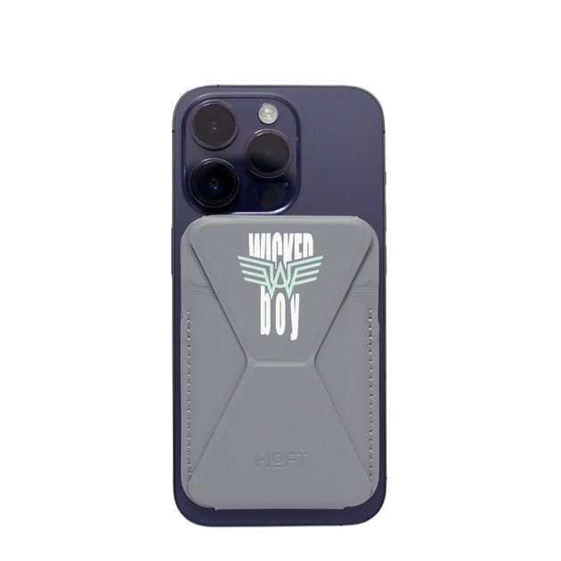 【誠果 Produce】Uw×MOFT MOVAS™　(耐久強化版 Snap-Onスマホスタンド)/COOL GRAY