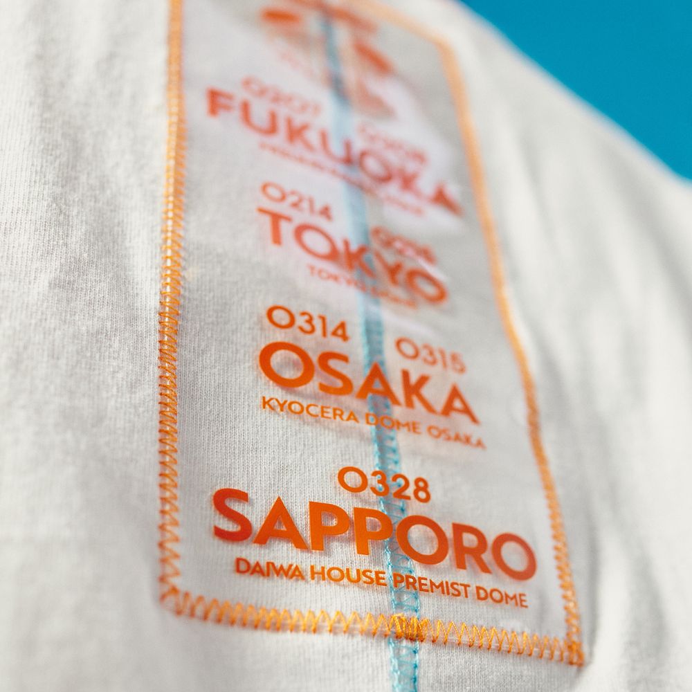 Logo Layered T-shirt "SILENCE"［White］