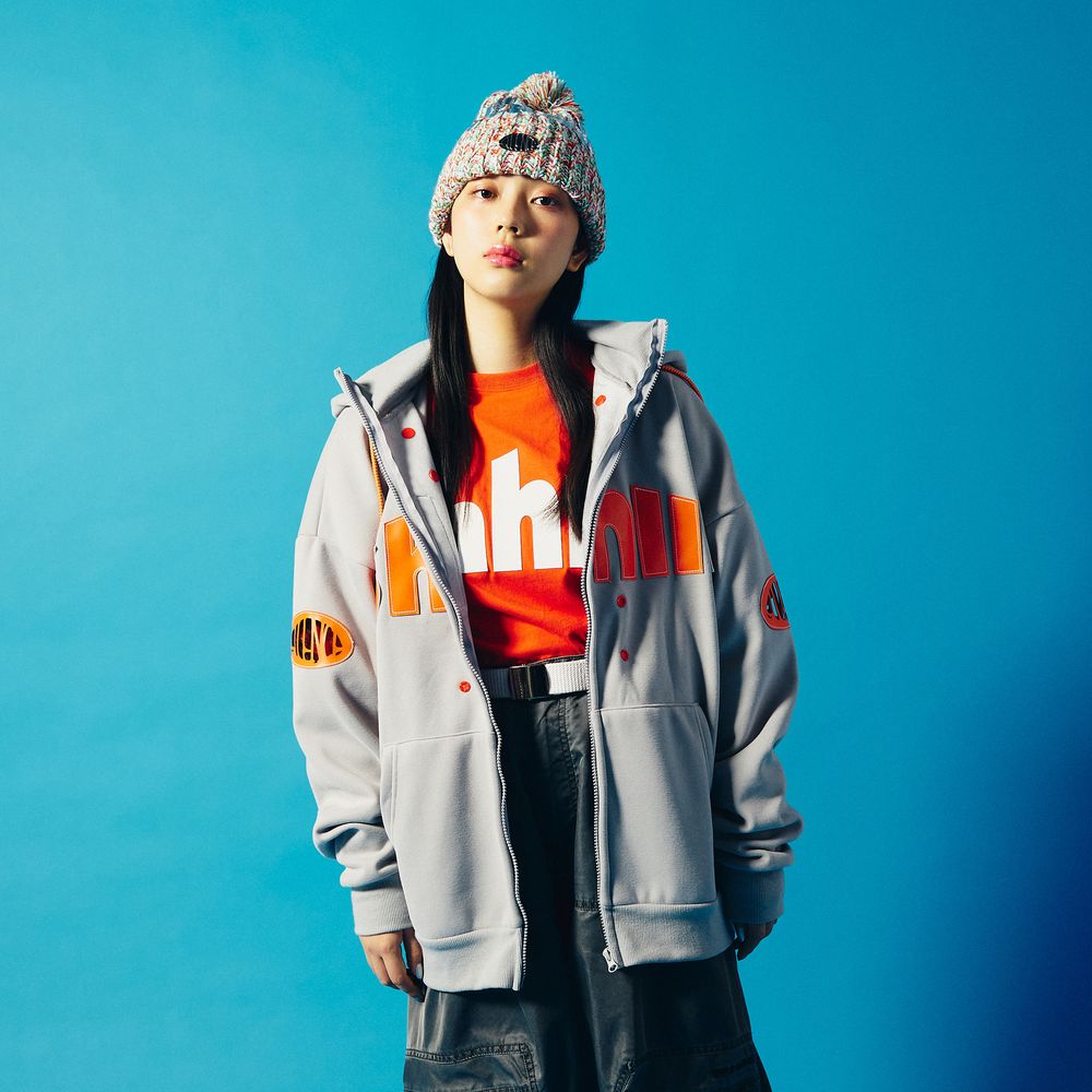 Patch Vest Shh⋯Hoodie "SILENCE"