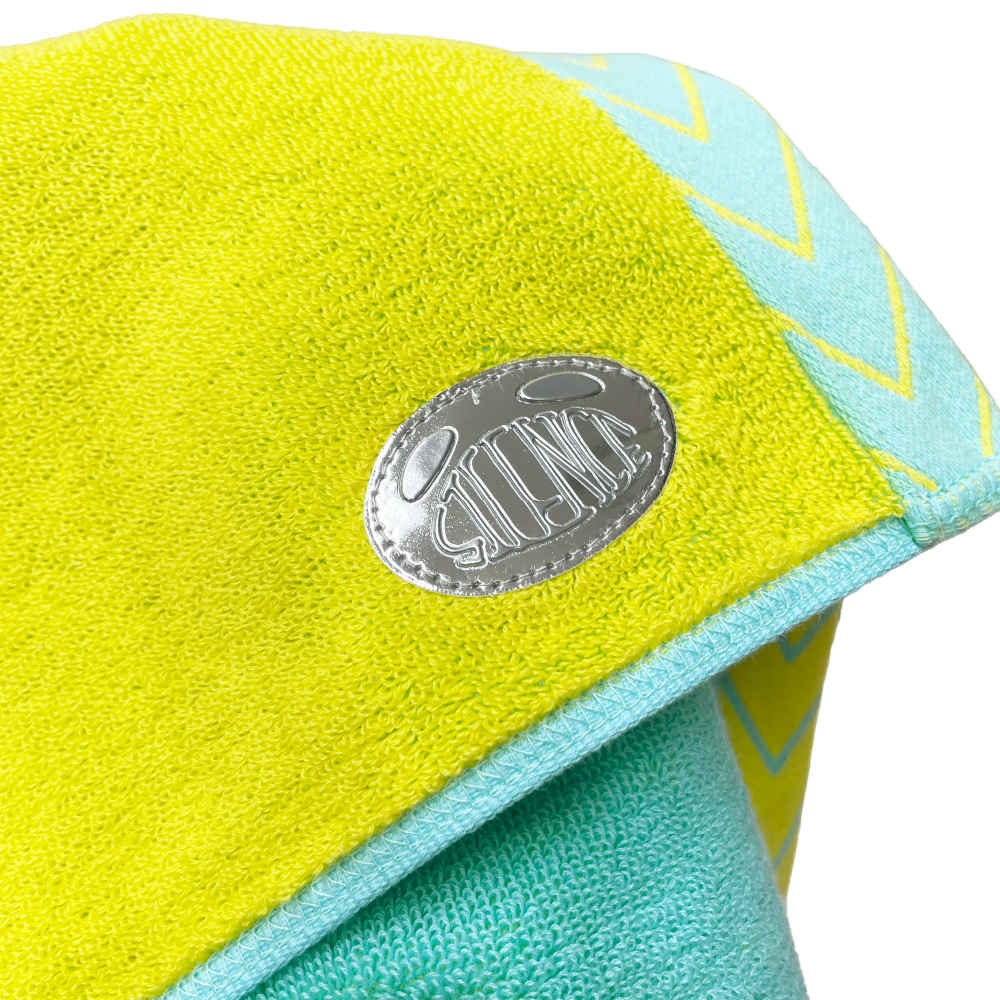 【FUKUOKA limited】Logo Jacquard Towel［Light Blue×Yellow］