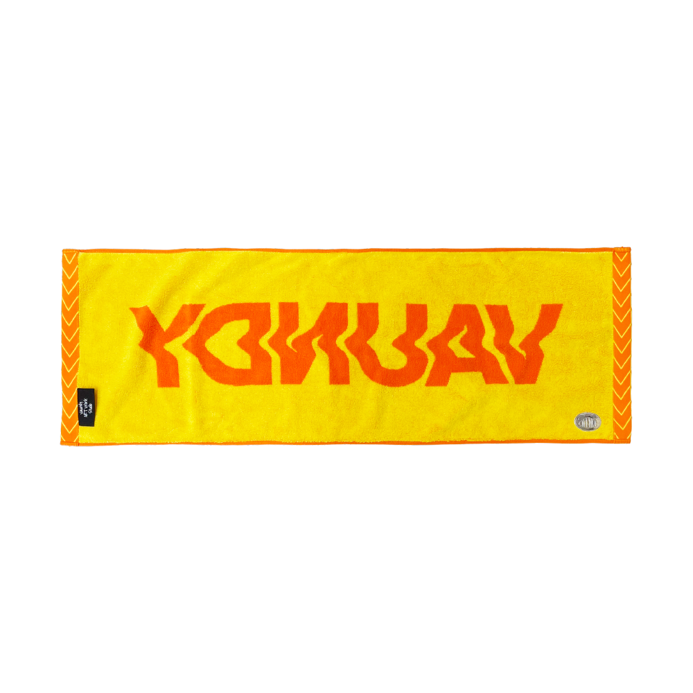 【TOKYO limited】Logo Jacquard Towel［Orange×Yellow］