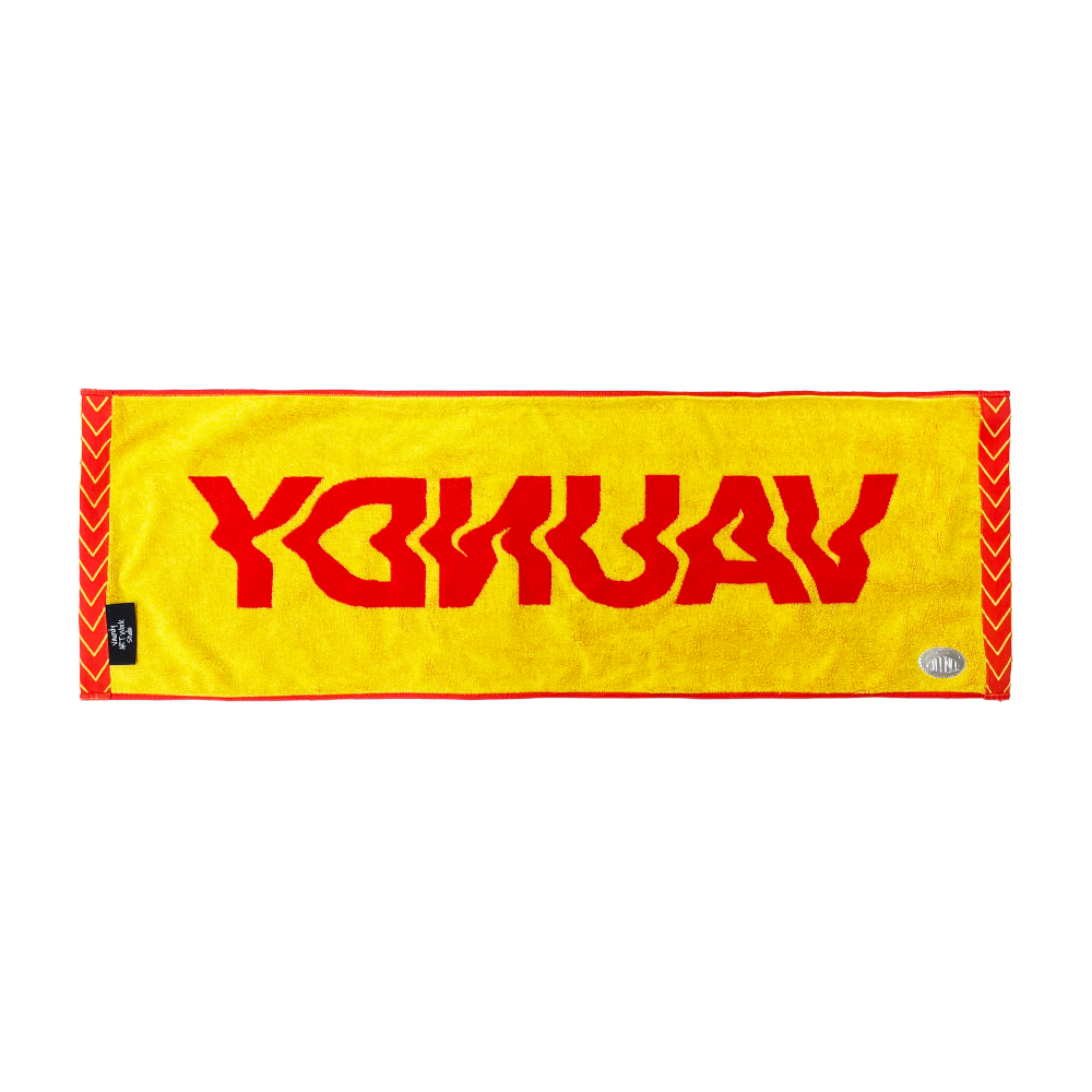 【OSAKA limited】Logo Jacquard Towel［Red×Yellow］