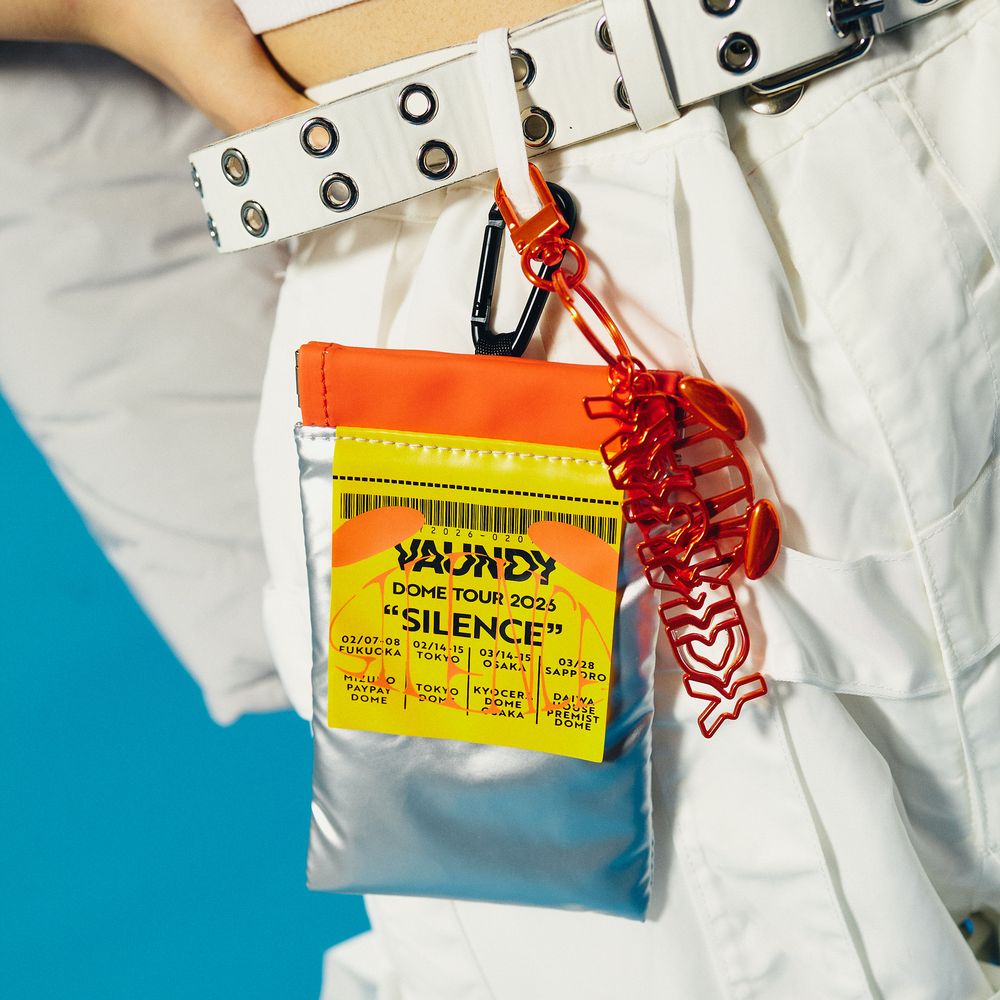 Snap Pouch "SILENCE"［Silver］