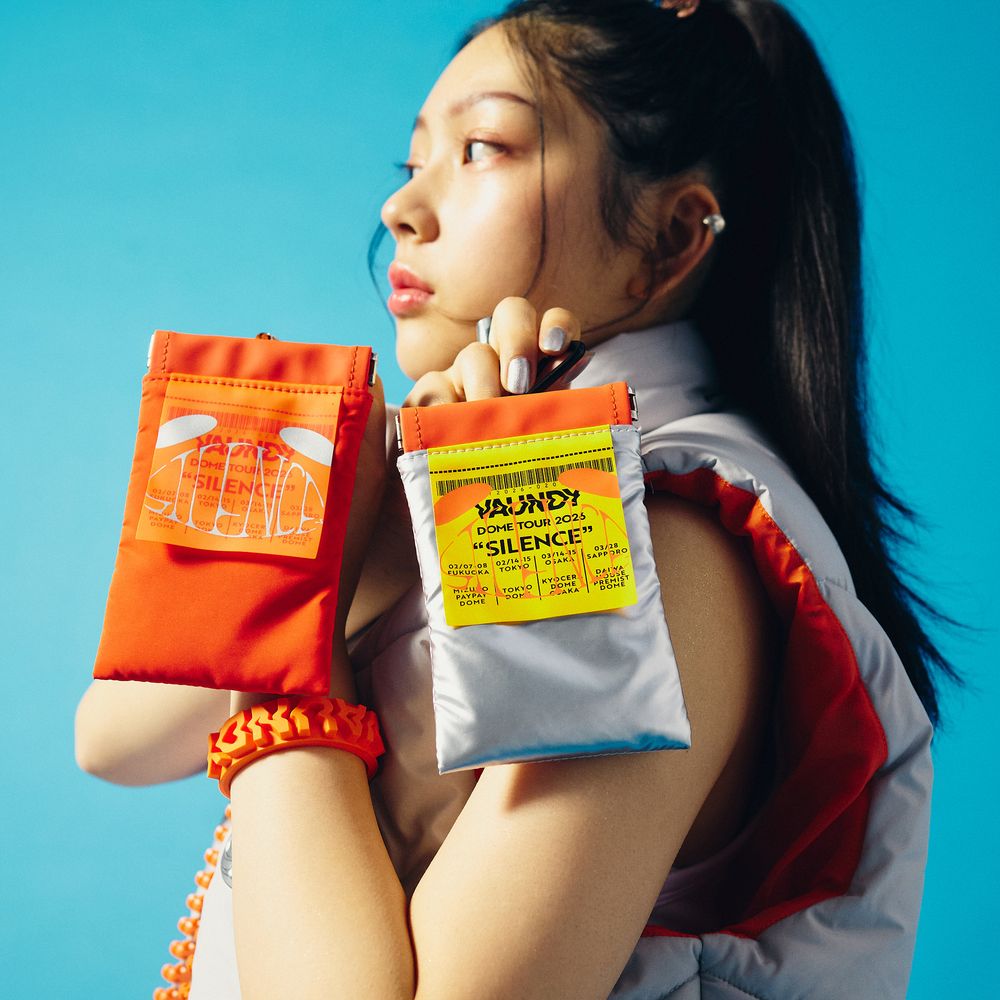 【VAWS premium ONLINE limited】Snap Pouch "SILENCE"［Orange］