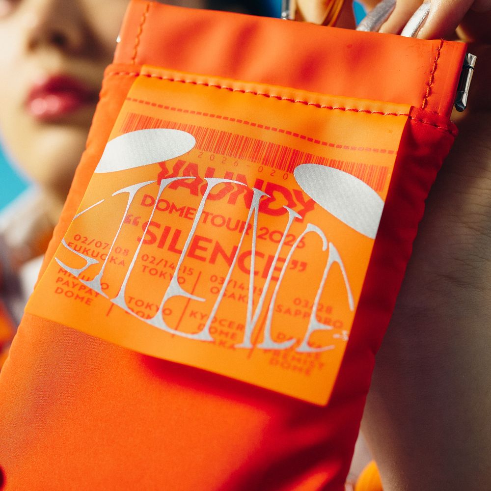 【VAWS premium ONLINE limited】Snap Pouch "SILENCE"［Orange］