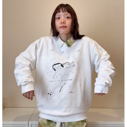 お助けスウェット/ホワイト