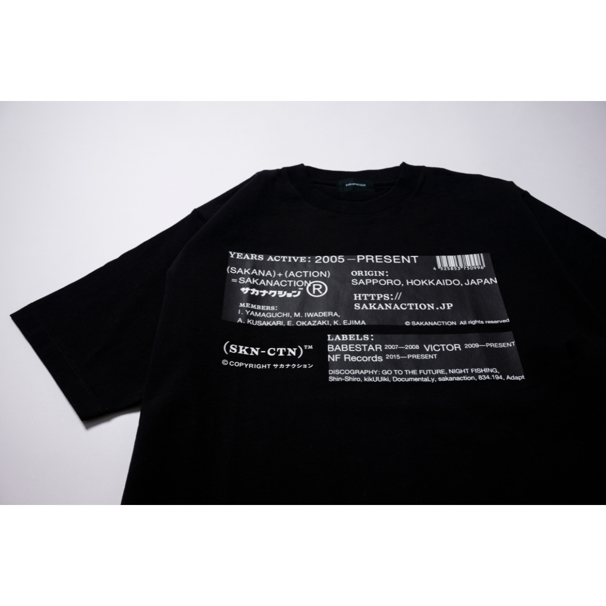 商品詳細ページ | sakanaction ONLINE STORE | (SKN-CTN) TEE WINTER/BLACK