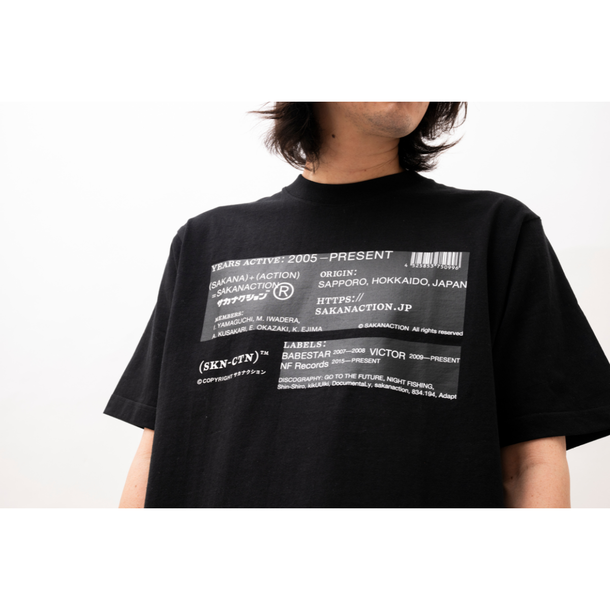 商品詳細ページ | sakanaction ONLINE STORE | (SKN-CTN) TEE WINTER/BLACK