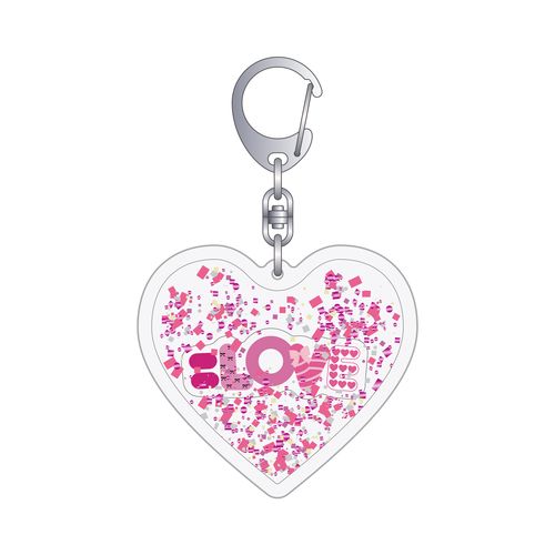 「ラブソングに襲われる」ラメキーホルダー