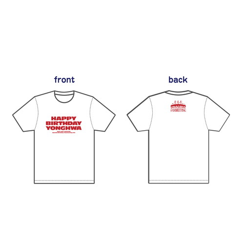Tシャツ【2025 JUNG YONGHWA Special Birthday Fanmeeting】